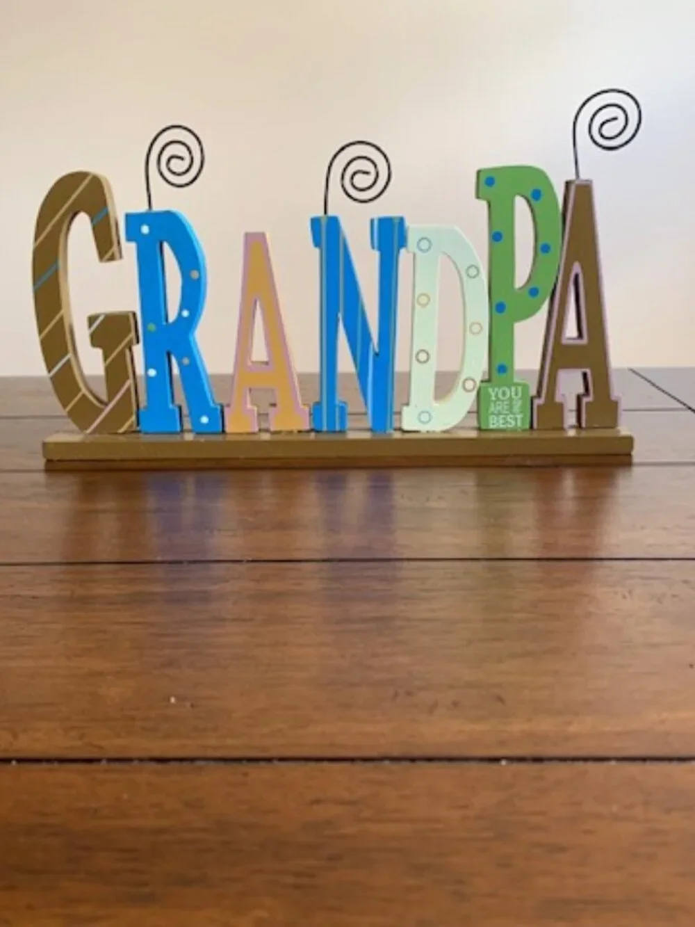 GRANDPA wooden sign